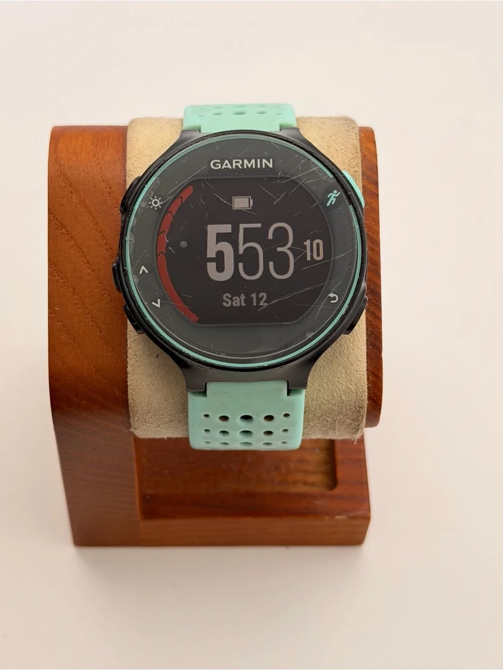Garmin Forerunner 235, Tested, Charger Included, Green & Black, Good, Smartwatch
